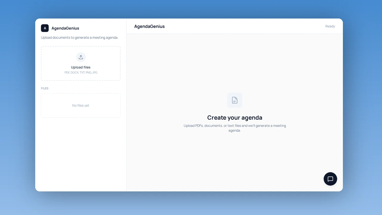 AgendaGenius AI