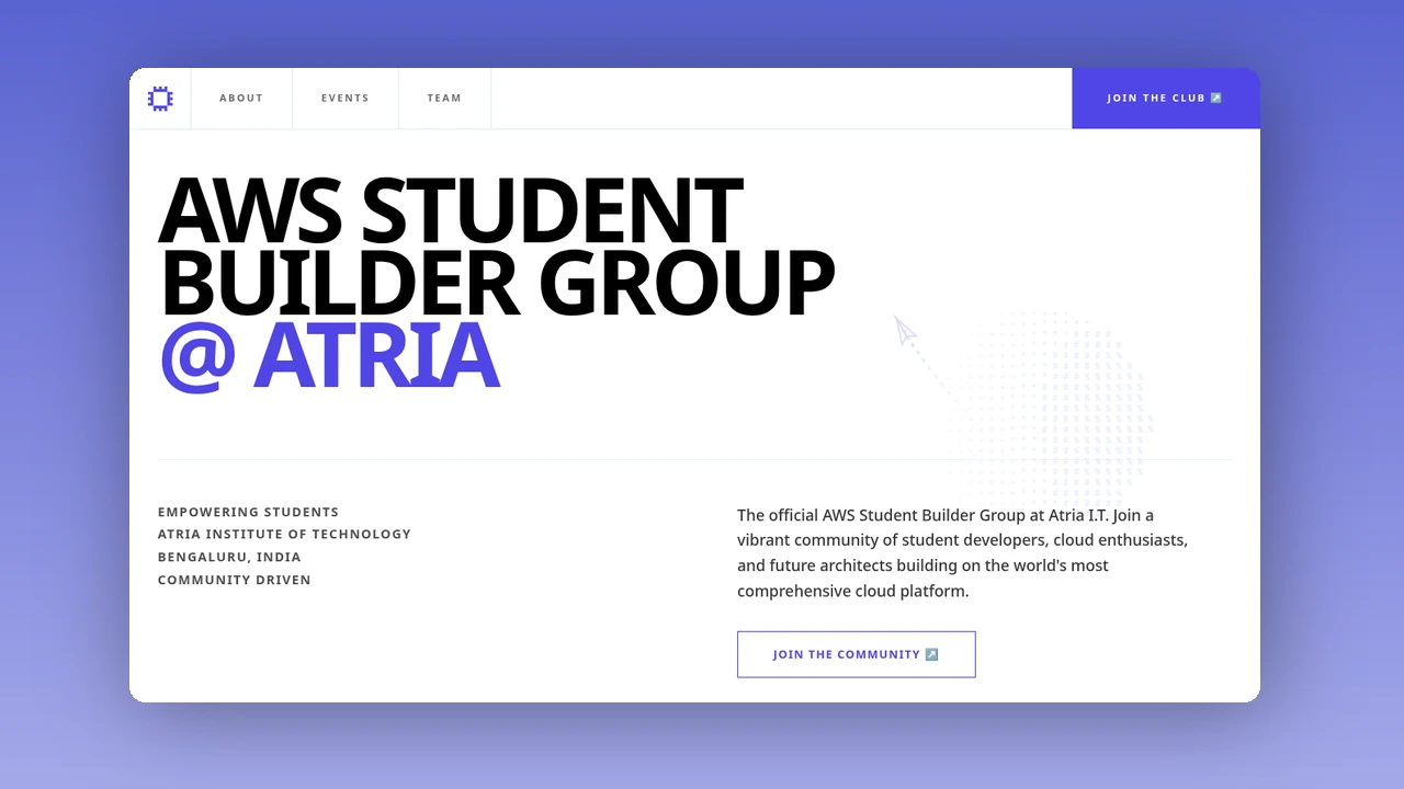AWS SBG Atria Website